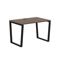 Стол прямой EVST 1180 Дуб Денвер тёмный/Черный 1160х800х750 EDIS