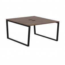 Стол 2-х местный EVWST 1316 Дуб Денвер тёмный/Черный 1360х1606х750 EDIS