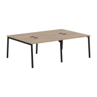 Стол 4-х местный ELWST 2316 Дуб Денвер светлый/Черный 2326х1606х750 EDIS