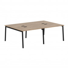 Стол 4-х местный ELWST 2316 Дуб Денвер светлый/Черный 2326х1606х750 EDIS