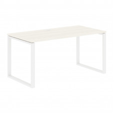 Стол прямой EQST 1580 Ясень Траун/Белый 1560х800х750 EDIS