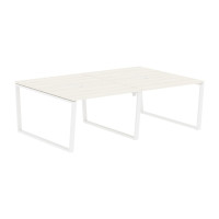 Стол 4-х местный EVWST 2316 Ясень Траун/Белый 2326х1606х750 EDIS