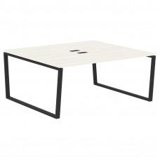 Стол 2-х местный EVWST 1716 Ясень Траун/Черный 1760х1606х750 EDIS