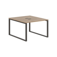 Стол 2-х местный EQWST 1113 Дуб Денвер светлый/Мокко 1160х1346х750 EDIS