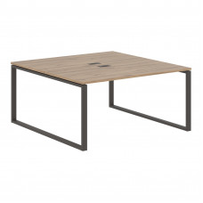 Стол 2-х местный EQWST 1516 Дуб Денвер светлый/Мокко 1560х1606х750 EDIS