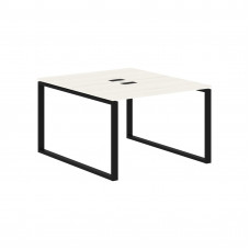 Стол 2-х местный EQWST 1113 Ясень Траун/Черный 1160х1346х750 EDIS