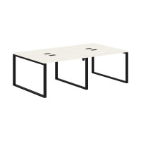 Стол 4-х местный EQWST 2313 Ясень Траун/Черный 2326х1346х750 EDIS