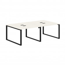 Стол 4-х местный EQWST 2313 Ясень Траун/Черный 2326х1346х750 EDIS