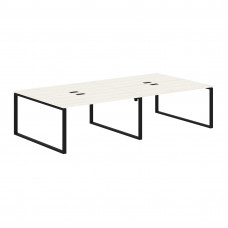 Стол 4-х местный EQWST 3116 Ясень Траун/Черный 3126х1606х750 EDIS