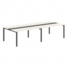 Конференц стол EUCT 3114 Ясень Траун/Мокко/Мокко 3132х1346х750 EDIS