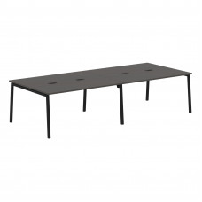 Конференц стол ELCT 3114 Мокко/Мокко/Черный 3132х1346х750 EDIS