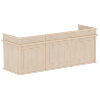 Стол для судей RJST 2480 Бук Тиара 2400х800х910 RATUM