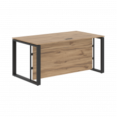 Стол руководителя EST 169H Дуб Денвер светлый/Антрацит 1600х900х750 ENIO