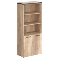 Шкаф с 1 комплектом глухих малых дверей и топом THC 85.5 Дуб Каньон 856х450х1968 TORR