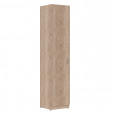 Шкаф колонка с глухой дверью SR-5U.1(L) Дуб Сонома светлый 386х375х1815 SIMPLE