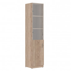 Шкаф колонка комбинированая SR-5U.2(L) Дуб Сонома светлый 386х375х1815 SIMPLE
