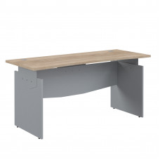 Стол письменный эргономичный OST 167 Дуб Сонома светлый/Металлик OFFIX NEW