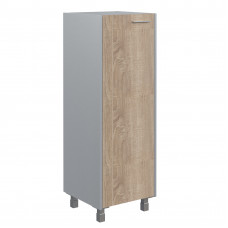 Шкаф-колонка с глухой дверью OMC 45.1 Дуб Сонома светлый/Металлик OFFIX NEW