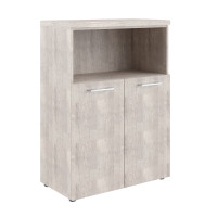 Шкаф с глухими малыми дверьми и топом TMC 85.3 дуб Каньон Z 856х450х1203 TORR-Z