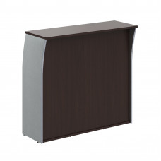 Стойка ресепшн РС-2 Беларусь Венге Магия/Металлик 1240*510*1150 IMAGO