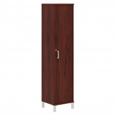 Шкаф-колонка высокая с замком в глухой двери B 431.7(RZ) Бургунди 475х450х2054 BORN