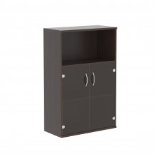 Шкаф с малыми стеклянными дверьми СТ-2.2 Венге Магия 770х365х1200 IMAGO