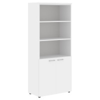 Шкаф с 1 комплектом глухих малых дверей и топом XHC 85.5 Белый 856х432х1955 XTEN