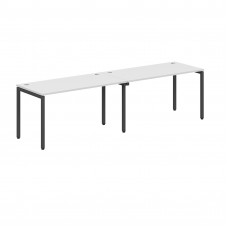 Стол 2-х местный XWST 2870 Белый/Антрацит 2806х700х750 XTEN-S