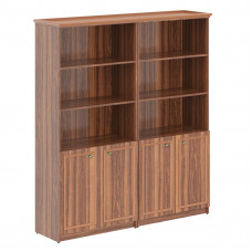 Шкаф высокий 2-х секционный с малыми глухими дверьми RHC 180.5 Орех Даллас 1808х466х2023 RAUT