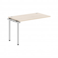 Стол промежуточный XIST 1270 Бук Тиара/Алюминий 1200х700х750 XTEN-S