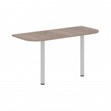 Приставка с опорами XKD 146.1 Дуб Сонома/Алюминий 1406х600х750