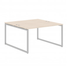 Стол 2-х местный XQWST 1414 Бук Тиара/Алюминий 1400х1406х750