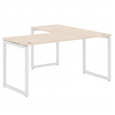 Стол угловой XQCT 1615 Бук Тиара/Белый 1600х1500х750