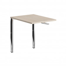 Брифинг приставка XGB 860.1 Бук Тиара/Нержавеющая сталь 800х600х750 XTEN GLOSS