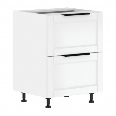 Шкаф напольный с ящиками MOB 6082.1C Белая эмаль/Белый 600х560х820 SICILIA