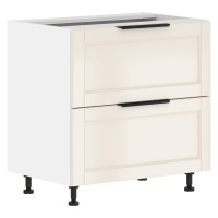 Шкаф напольный с ящиками MOB 8082.1C Бежевая эмаль/Белый 800х560х820 SICILIA