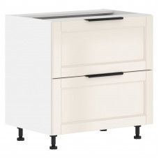Шкаф напольный с ящиками MOB 8082.1C Бежевая эмаль/Белый 800х560х820 SICILIA