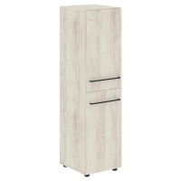 Шкаф колонка с 2-мя глухими малыми дверьми LMC 40.4 Сосна Эдмонт 400х430х1517 LOFTIS