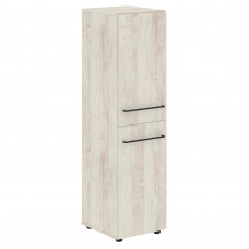 Шкаф колонка с 2-мя глухими малыми дверьми LMC 40.4 Сосна Эдмонт 400х430х1517 LOFTIS
