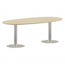 Конференц стол ПРГ-3 Клен*/Белый 2200х1100х750 IMAGO