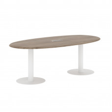 Конференц стол WOST 2211 Дуб Сонома/Белый 2200х1100х754 WAVE