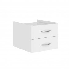 Тумба подвесная с 2-мя ящиками SC-2V.1 Белый 403х446х323 SIMPLE