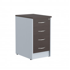 Тумба приставная с топом Т-4 Венге Магия ТП-4.А Венге Магия/Металлик 412х450х753 IMAGO