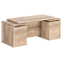 Стол 2-х тумбовый TDT 197.A Дуб Каньон Z 1900х750х750 TORR-Z