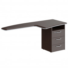 Брифинг-приставка с тумбой DB 1880.A(R) Венге Магия 1800х800х750 DIONI