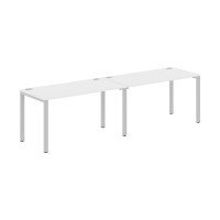 Стол 2-х местный XS6WST 2870 Белый/Серый 2800х700х750 XTEN-S60