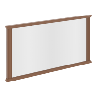 Зеркало настенное MM 1124 Орех Даллас 1124х37х560 MUAR