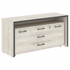 Тумба с фригобаром TTF-3D.1A Сосна Эдмонт 1640х550х800 TORR