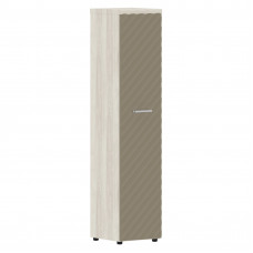 Шкаф колонка с глухой дверью и топом TLHC 42.1(L) Капучино/Сосна Эдмонт Z 432х450х1968 TORR LUX