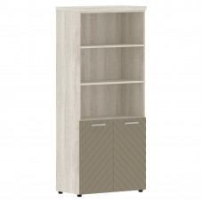 Шкаф с комплектом малых дверей и топом TLHC 85.5 Капучино/Сосна Эдмонт Z 856х450х1968 TORR LUX